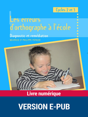cover image of Les erreurs d'orthographe à l'école